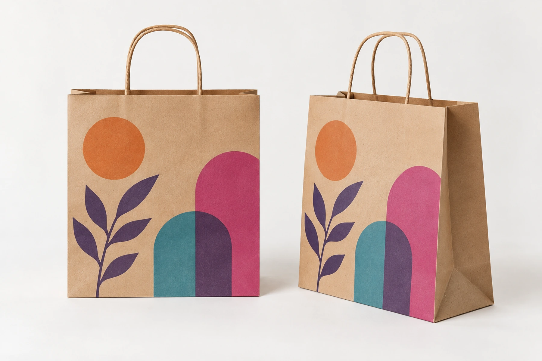 Shopper kraft personalizzate